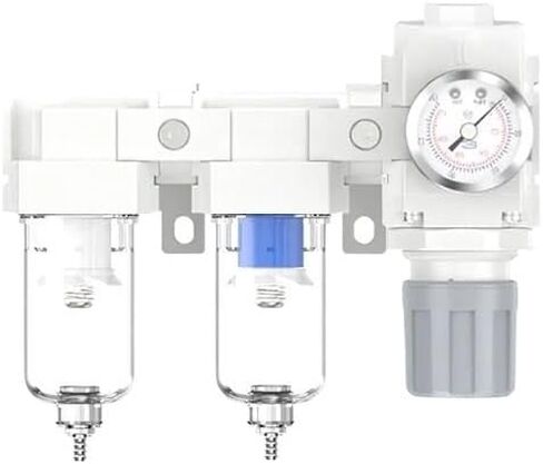 Air Compressor Filter NPT Double Filtering Stage Semi-Auto Oil Water Separator Drain Air Drying System Pneumatic Air Regulator(FFCW3-03D) in Saudi Arabia