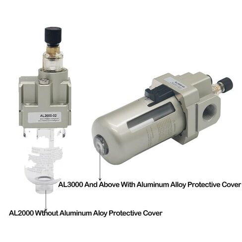 1 pcs AL3000-03 Pneumatic Air Lubricator Air Source Treatment Units 3/8" Standard Pipe Thread AL 3000 Series 1700L/Min Atomized in Saudi Arabia