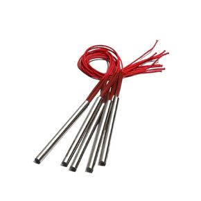 Cartridge Resistors 10mmX190/195/200/210/220mm Resistance Single-End Electric Heat Pipe 470W/490W/500W/520W/550W 5pcs(220V,500W 10x200mm) in Kuwait