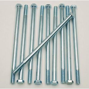 (7) Hex Head 1/2-13 x 12 Grade 5 Bolts Cap Screws Zinc Plated 12" in Kuwait