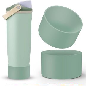 BonneChance 2 Pcs Silicone Boot for Owala 40oz & 30oz FreeSip Sway Tumblers, Protective Bottom Bumper Anti-Slip Sleeve Accessories for FreeSip Sway Water Bottles, Dishwasher Safe and BPA Free in Saudi Arabia