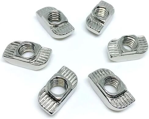 5pcs t-nuts m3 m4 m5 hammer head t-nuts stiping slot conchector nice mostrusion mance managed mostrusion (20-m5) in Saudi Arabia