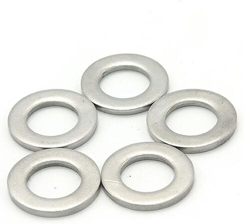 50pcs Flat Washers Ordinary Washers M2 M2.5 M3 M4 M5 M6 M8 M10 M12 M14 M16 M20 M22 M24 GB97 DIN988 304 Stainless Steel 10MM 12MM(M10x30x2.5) in Saudi Arabia