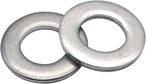 50pcs Flat Washers Ordinary Washers M2 M2.5 M3 M4 M5 M6 M8 M10 M12 M14 M16 M20 M22 M24 GB97 DIN988 304 Stainless Steel 10MM 12MM(M10x30x2.5) in Saudi Arabia