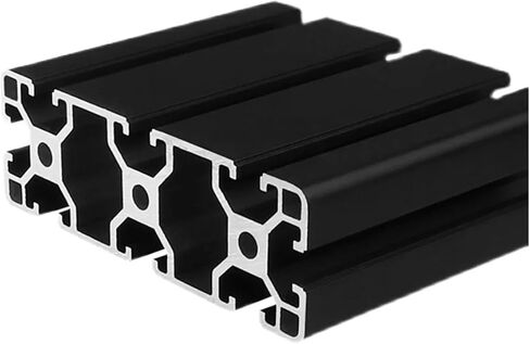 40120 T-Slot Aluminum Profile Extrusion Frame Black 100-1200mm(100mm) in Saudi Arabia
