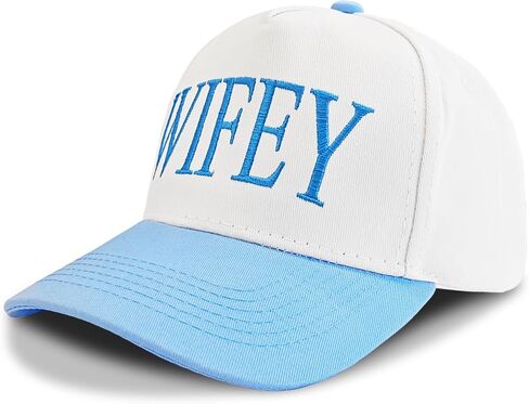 Hubby and Wifey Gifts Hat for Bridal Shower Gifts, Adjustable Couples Hat for Wedding Honeymoon Anniversary for Newlyweds in Saudi Arabia