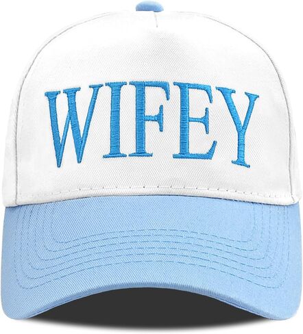 Hubby and Wifey Gifts Hat for Bridal Shower Gifts, Adjustable Couples Hat for Wedding Honeymoon Anniversary for Newlyweds in Saudi Arabia