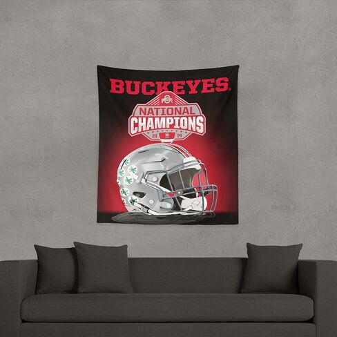 Northwest Ohio State Buckeyes NCAA 2024 FBC Champions Spotlight Wall Hanging 34X40 Inches in Saudi Arabia