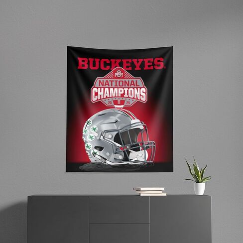 Northwest Ohio State Buckeyes NCAA 2024 FBC Champions Spotlight Wall Hanging 34X40 Inches in Saudi Arabia