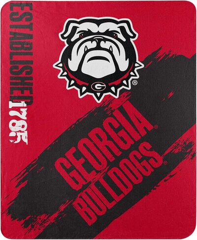 شمال غرب NCAA Georgia Bulldogs للجنسين-فولت Fleece بطانية ، 50 "× 60" ، رسمت in Saudi Arabia