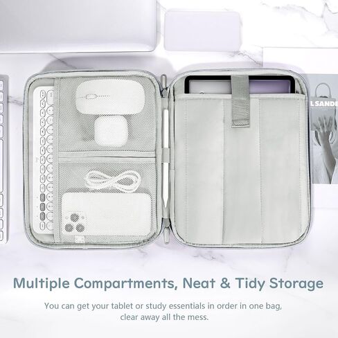 9-11 Inch Tablet Sleeve Padded Carrying Case for iPad 10th Gen 10.9" Air5/4, iPad (A16) 11", i-Pad Air/Pro 11", i-Pad 9/8/7th Gen 10.2", Galaxy Tab A9+ Plus 11", reMarkable 2 10.3",Space Gray in Saudi Arabia