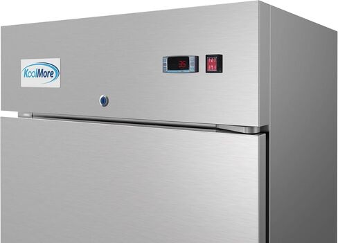 Koolmore RIR-3D-SS 81 in. ثلاثة ثلاجة تجارية من الفولاذ المقاوم للصدأ من الفولاذ المقاوم للصدأ ، المدرجة في 72 ، 72 متر مكعب. قدم. (3 أبواب) ، الفضة in Kuwait