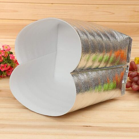 الأكياس الحرارية المعزولة القابلة لإعادة الاستخدام 13 "× 8.5" × 12 "حزمة مربعات مربع معزولة احباط من 8 أجزاء من بطانة الأكياس الحرارية لحزمة عزل كيس التسوق (8) in Saudi Arabia