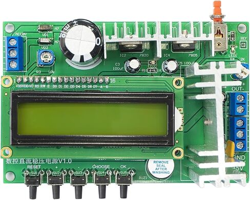 0-18V CNC DC قابلة للتعديل قابلة للتعديل مجموعة الطاقة 1A DISTRACT DIGHT DIGHT DIY DIY PRODICAL PROCERS (KIT with LCD1602) in Saudi Arabia