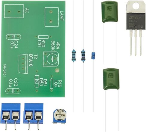 Bidirectional thyristor dimming Table lamp Circuit Board kit Temperature Regulation and Speed Regulation DIY Electronic Welding in Saudi Arabia