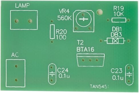 Bidirectional thyristor dimming Table lamp Circuit Board kit Temperature Regulation and Speed Regulation DIY Electronic Welding in Saudi Arabia