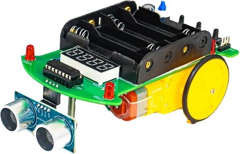 DIY الموجات فوق الصوتية لتجنب العقبات تجنب مجموعة متحكم البرمجة مجموعة لحام السيارات الذكية in Saudi Arabia