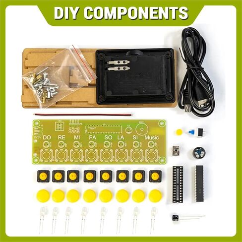 DIY 8 Keys Electronic Piano Kit Musical Note Circuit Board Soldering Assembly DIY electronic kit in Saudi Arabia