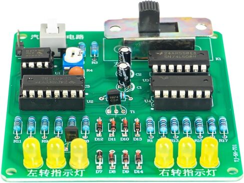 إلكترونية DIY CAR CAR TAIL LIGHT CIRCLOUT KIT ELECTRONIC SOLDERING PRACKING in Saudi Arabia