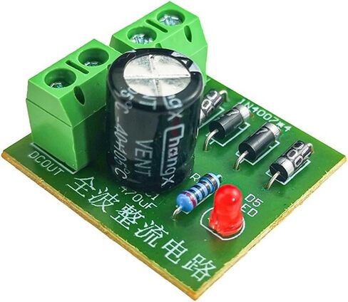 in4007 Bridge Rectifier أحادي الطور AC إلى AC إلى DC Power Confler Board Welding DIY KIT in Saudi Arabia