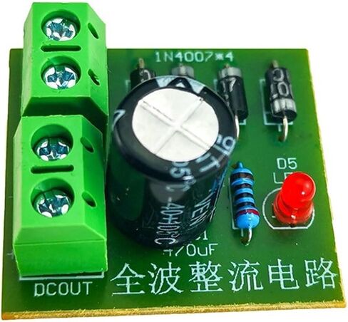in4007 Bridge Rectifier أحادي الطور AC إلى AC إلى DC Power Confler Board Welding DIY KIT in Saudi Arabia