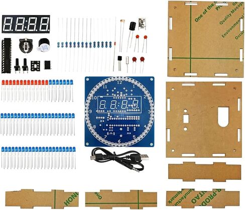 مجموعة لحام DIY التي تسيطر عليها LED على مدار الساعة أربع مواقع التحكم في درجة الحرارة الإلكترونية (قذيفة سلك مجموعة) in Saudi Arabia