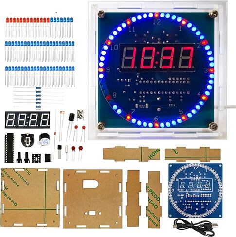 مجموعة لحام DIY التي تسيطر عليها LED على مدار الساعة أربع مواقع التحكم في درجة الحرارة الإلكترونية (قذيفة سلك مجموعة) in Saudi Arabia
