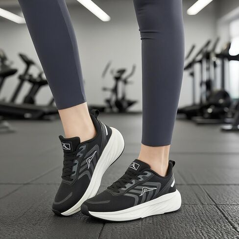 Ablanczoom Womens Walking Shoes Breathable Mesh Non-Slip Sole Lightweight Sneakers for Casual Athletic Workout in Saudi Arabia