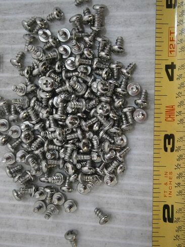 حزمة جديدة من الورقة المعدنية المسمار #4 × 3/16 Phillips Pan Head Type B الكثير من غير القابل للصدأ من 50 #2437 متعددة الأغراض مجموعة متشددة أجهزة تشويش Wnynenh04065 in Saudi Arabia