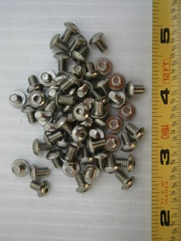 حزمة جديدة من CAP SCREW 8/32 × 1/4 زر المقبس الكثير من 63#1680 متعددة الأغراض مجموعة متنوعة شاملة للأجهزة مجموعة Wnyneh03875 in Saudi Arabia