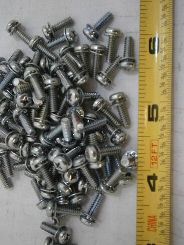New Pack of Machine Screw 6/32 x 7/16 Phillips Pan Head Int Steel Zinc Lot of 91#2535A Multi-Purpose Comprehensive Hardware Fastener Assortment Kit WnyNEH04003 in Saudi Arabia