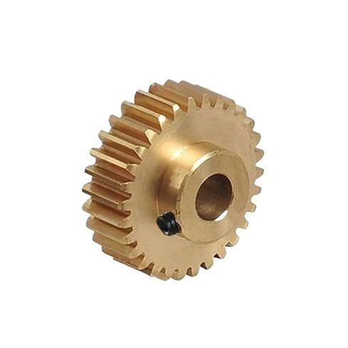 Industrial Gear,Pinion spur Gear 1mod 26 27 28 29 30 Teeth 31 32 33 34 35T 36 37 38 39 40 41 Teeth Hole Diameter 6.35/7mm Convex Step Copper 1 Die Small Module Precision Gear(6.35mm-39 Teeth) in Kuwait