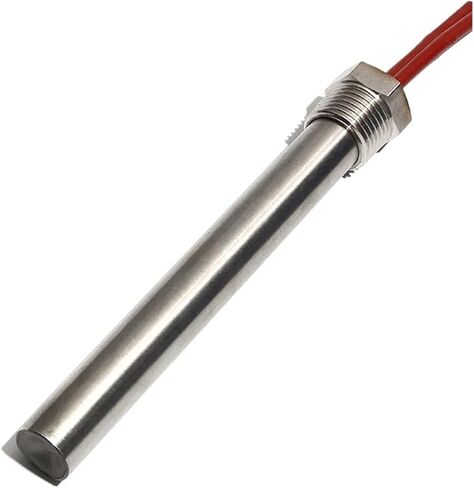 Biran DN15/21mm خيط خيط تسخين عنصر تسخين العنصر 12x100-600mm 220v أنبوب تسخين رأس واحد للمياه (220 فولت 2000W 12x300mm) in Saudi Arabia