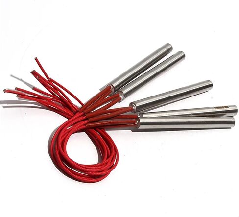 بيران 5pcs سخانات خرطوشة 20 مم للتدفئة لحام العفن 20x38/40/42/45/48mm 220v 190w-240w أنبوب الحرارة الجاف المحترق (110 فولت ، 200 وات 20x40mm) in Saudi Arabia