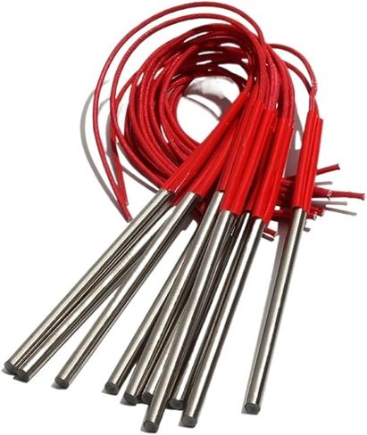 Biran 10pcs/lot int end end mould agmanting canting tube 6mmx62mm/65mm/68mm/70mm/75mm 100w/110w AC110V/220V/380V 201Sus (220V ، 100W 6x68mm) in Saudi Arabia