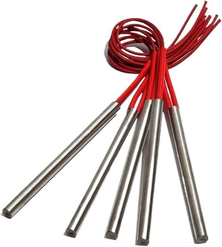 مقاومات الخرطوشة 11mmx190mm/195mm/200mm/210mm/220mm مقاومة أنبوب حرارة كهربائية أحادية الواحدة 520w/600w 5pcs (380 فولت ، 580w 11x210mm) in Saudi Arabia
