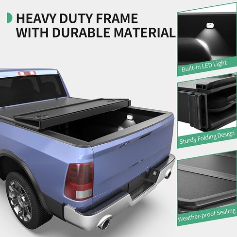 تغطية Tonneau الرباعية ذات الرباعية الناعمة الملائمة لـ Chevy Silverado/GMC Sierra 1500 (2019 Legacy/Ltd. in Kuwait
