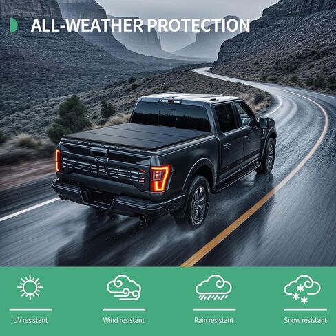 تغطية Tonneau الرباعية ذات الرباعية الناعمة الملائمة لـ Chevy Silverado/GMC Sierra 1500 (2019 Legacy/Ltd. in Kuwait