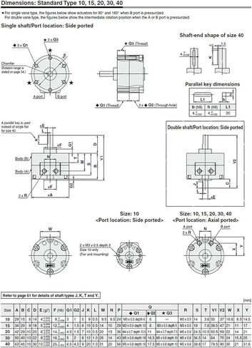 1PCS CRB2BW CDRB2BW المحرك الدوار الهوائي الأسطوانة الدوارة CRB2BW30-90S CRB2BW30-180S CRB2BW30-270S CDRB2BW30-90S CDRB2BW30-180S (30-90S ، CRB2BWU) in Kuwait