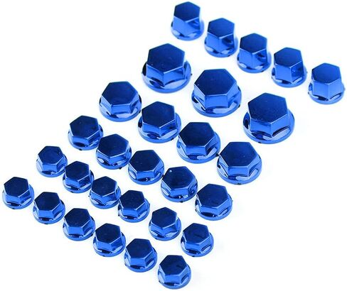 30pcs دراجة نارية من البلاستيك الأخضر مقبس سداسي سداسي يغطس غطاء غطاء الجوز الترباس in Kuwait