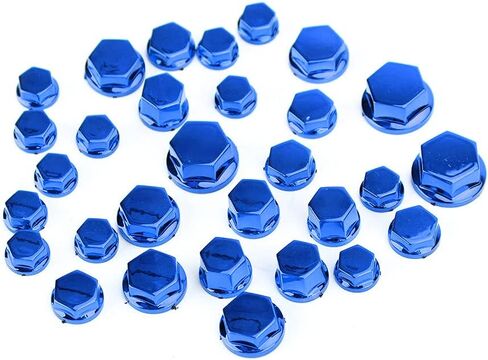30pcs دراجة نارية من البلاستيك الأخضر مقبس سداسي سداسي يغطس غطاء غطاء الجوز الترباس in Kuwait