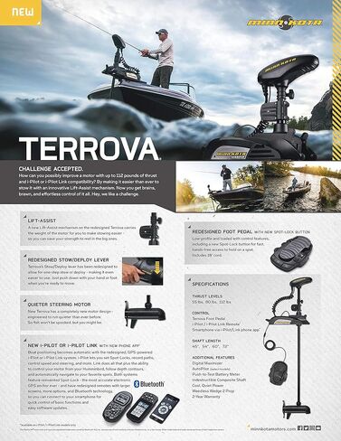 Minn Kota 1358805; Trolling Motor, Terrova 55/ Ip_Bt 54 No Fpdl in Saudi Arabia