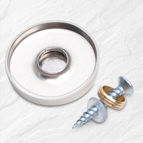 40pcs Steel Screw Covers Caps Art Panel Fixings Home Decors For Decorative Use In Bathrooms Kitchens & Craft Projects in Saudi Arabia