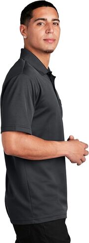 Sport-Tek للجنسين Posicharge Racermesh Pocket Polo | قميص قصير الأكمام للرجال والنساء ، قمة ملائمة غير رسمية in Saudi Arabia