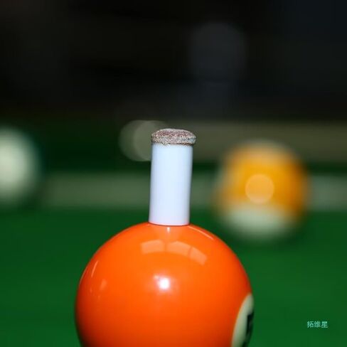 10 Set White Slip On Cue Tips Pool Billiard, Pool Cue Tips Replacement with Brown Pool Cue Stick Ferrules for Slip-on Cue Tip Replacement Kit Table Sticks Cue Tips Cue Sticks and Accessories (12mm in Saudi Arabia