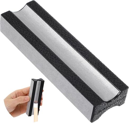 Pool Cue Tip Shaper, Pool Stick Tip Repair Tool with Dual Arc Design Polish Pool Cue Tips Replacement Billiards Accessories for Every Enthusiast in Saudi Arabia