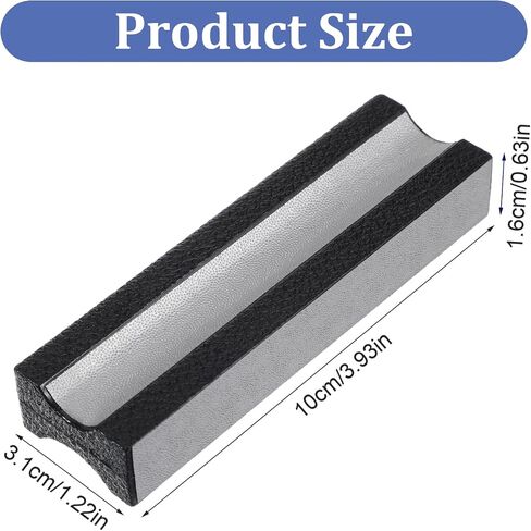 Pool Cue Tip Shaper, Pool Stick Tip Repair Tool with Dual Arc Design Polish Pool Cue Tips Replacement Billiards Accessories for Every Enthusiast in Saudi Arabia