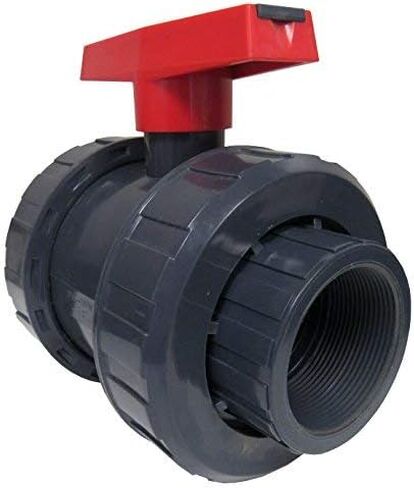 Sch 80 PVC 3 بوصة صمام كرة الاتحاد الحقيقي ، مؤشر ترابط NPT in Saudi Arabia