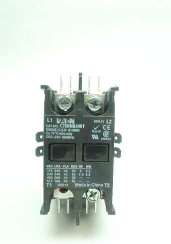 EATON C25BNB240T Definite Purpose CONTACTOR 24V-AC 40A 7-1/2HP SER F1 in Saudi Arabia