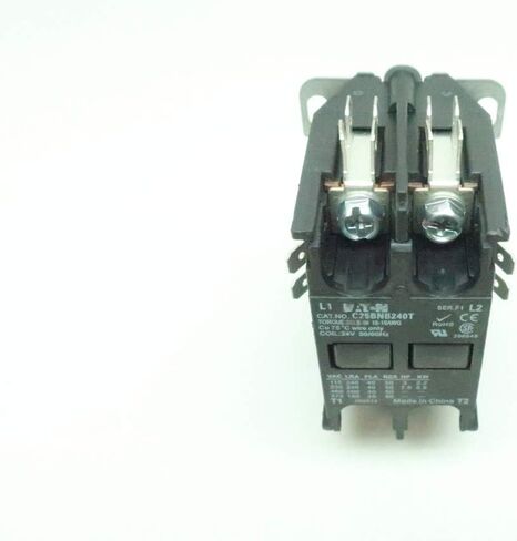 EATON C25BNB240T Definite Purpose CONTACTOR 24V-AC 40A 7-1/2HP SER F1 in Saudi Arabia